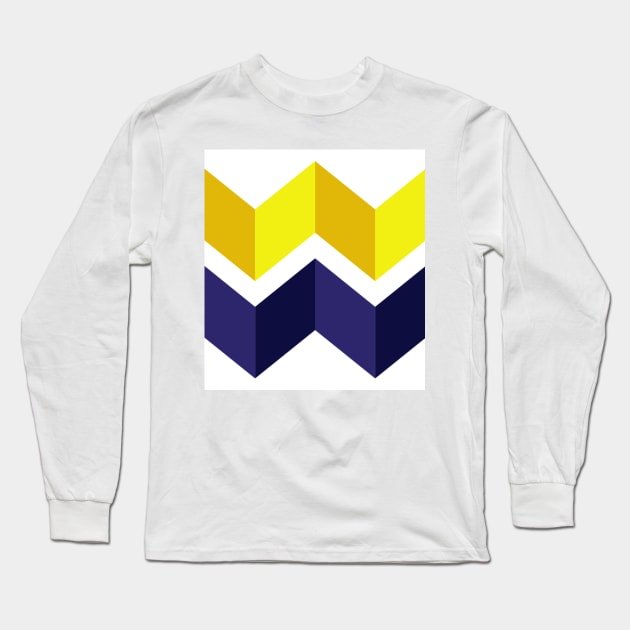 zigzag Long Sleeve T-Shirt by beleafcreativ